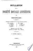Bulletin de la Société royale linnéenne de Bruxelles