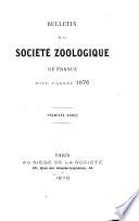 Bulletin de la Société zoologique de France