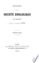 Bulletin de la Société Zoologique de France