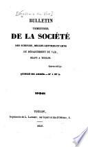 Bulletin de lAcademie du Var