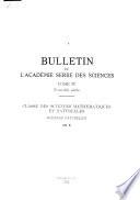 BULLETIN DE L’ACADÉMIE SERBE DES SCIENCES TOME IV