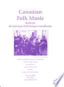 Bulletin de Musique Folklorique Canadienne