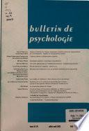 Bulletin de psychologie