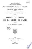 Bulletin de statistique municipale - Ville de Paris