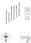 Bulletin des acquisitions de la bibliothèque