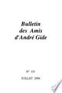 Bulletin des amis d'André Gide