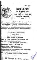 Bulletin des Amis de Rabelais et de La Devinière