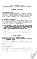Bulletin des arrêts de la Cour suprême de justice