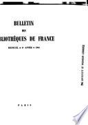 Bulletin des bibliothèques de France