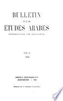 Bulletin des études arabes