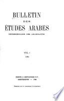Bulletin des etudes arabes