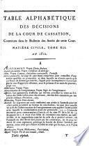 Bulletin des jugemens du Tribunal de cassation rendus en matière civile