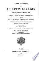 Bulletin des lois de l'Empire Français