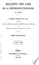 Bulletin des lois de la République française