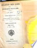 Bulletin des lois de la République française