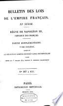 Bulletin des lois de la République Française