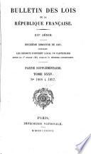 Bulletin des lois de la République française