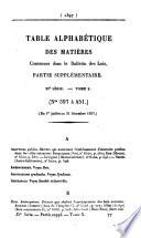 Bulletin des lois de la République Française
