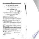 Bulletin des lois de la République Française