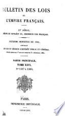 Bulletin des lois de la République française