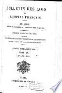 Bulletin des lois de la République Française