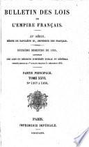 Bulletin des lois de la République française