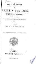 Bulletin des lois de la République française
