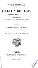 Bulletin des lois de la République franc̜aise