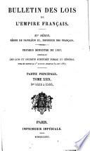 Bulletin des lois de la République franc̜aise