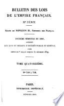 Bulletin des lois de la République franc̜aise