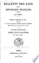 Bulletin des lois