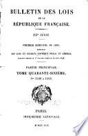 Bulletin des lois