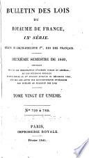Bulletin des lois