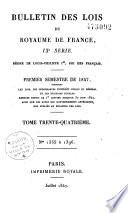 Bulletin des lois. Partie principale