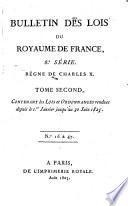 Bulletin des lois. Partie principale