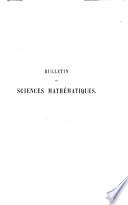 Bulletin des sciences mathématiques