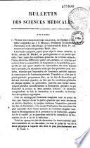 Bulletin des sciences médicales
