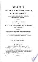 Bulletin des sciences naturelles et de géologie