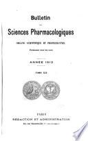 Bulletin des sciences pharmacologiques
