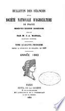 Bulletin des séances de la Société impériale et centrale d'agriculture