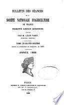 Bulletin des séances de la Société impériale et centrale d'agriculture
