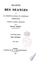 Bulletin des séances