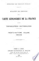 Bulletin des services de la carte géologique de la France et des topographies souterraines