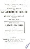 Bulletin des Services de la carte géologique de la France et des topographies souterraines