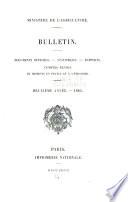 Bulletin. Documents officiels, Statistique, Rapports, Comptes rendus de missions en france et à l'étranger