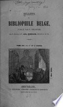 Bulletin du bibliographie belge