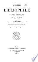 Bulletin du bibliophile