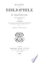 Bulletin du bibliophile