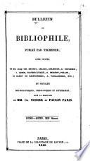 Bulletin du bibliophile