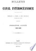 Bulletin du canal interocéanique